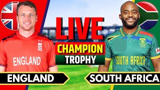 South Africa vs England Match 11  Live Cricket Match Today  SA vs ENG  Champions Trophy [upl. by Scrivenor]