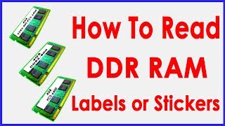 DDR RAM How to read Memory Specifications [upl. by Hefter326]