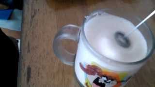 Aerolatte Review Frothing Cold Milk In Under 1 Minute [upl. by Anoi]