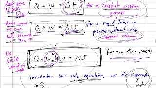 Thermodynamics  When to use internal energy U or enthalpy H [upl. by Krissie238]