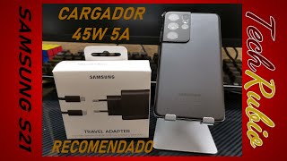 CARGADOR PARA SAMSUNG GALAXY S22 PLUS  ULTRA RECOMENDADO TECHRUBIO [upl. by Esila]