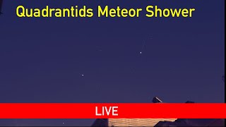 Live Quadrantids Meteor Shower 2025 [upl. by Daisy]