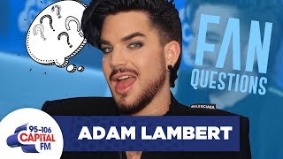 Adam Lambert Answers His Fans Weirdest Questions ❓  FULL INTERVIEW  Capital [upl. by Bekah]