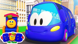 The Wheels on the Bus New Version amp More Nursery Rhymes amp Baby Songs by Bob The Train  Kids Tv [upl. by Morganstein]