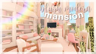 BLOXBURG Blush Roleplay Mansion  House Build [upl. by Adnilim]