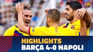 FC Barcelona – SCC Napoli 40 HIGHLIGHTS [upl. by Adohr]